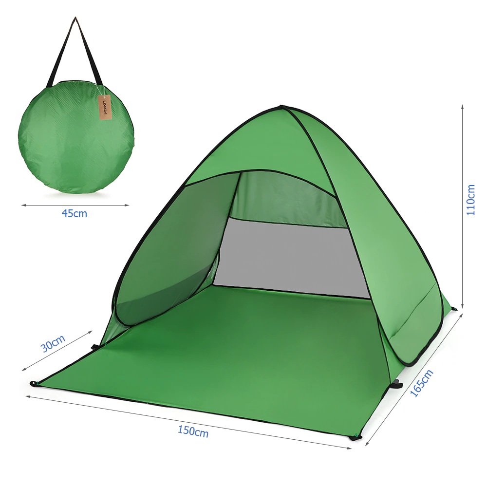 Cheap Goat Tents Lixada Automatic Instant Pop Up Beach Tent Lightweight Outdoor UV Protection Camping Fishing Tent Cabana Sun Shelter   
